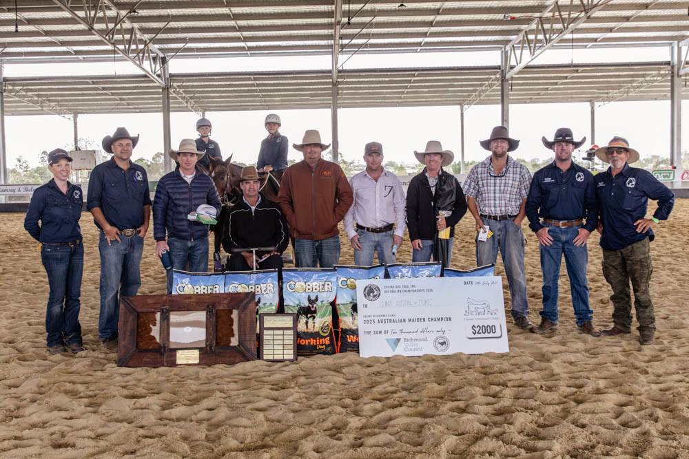 Australian Championships Maiden Placegetters